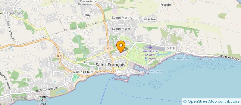 localisation de l'entreprise SDGP SERVICES à SAINT-FRANCOIS
