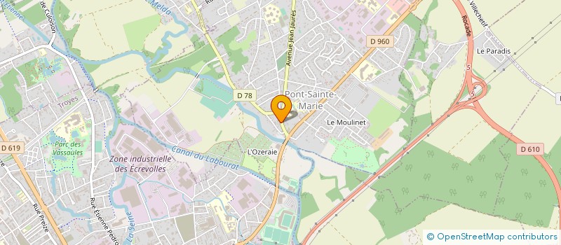localisation de l'entreprise SDH à PONT-SAINTE-MARIE