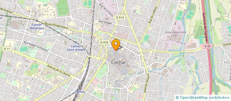 localisation de l'entreprise SDH  COLMAR