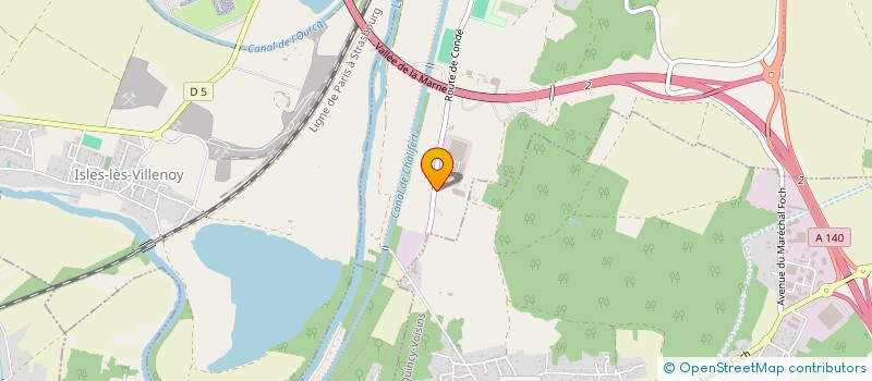 localisation de l'entreprise SDH AUTO à MAREUIL-LES-MEAUX