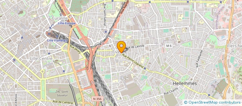 localisation de l'entreprise SDH BAT à LILLE