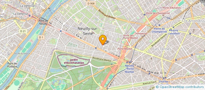 localisation de l'entreprise SDH CONSEILS à NEUILLY-SUR-SEINE