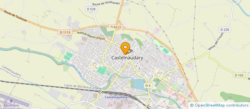 localisation de l'entreprise SDH RECRUTEMENT  CASTELNAUDARY