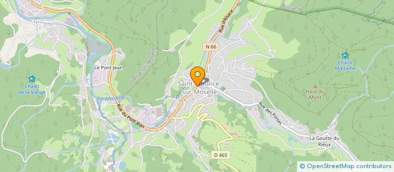 localisation de l'entreprise SDHV  SAINT-MAURICE-SUR-MOSELLE