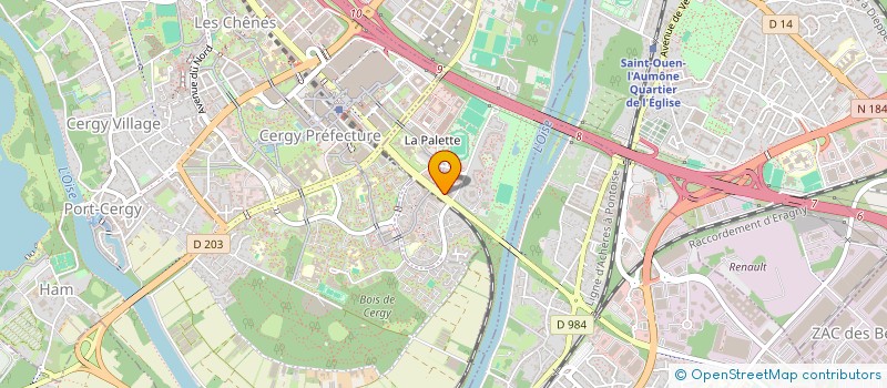 localisation de l'entreprise SDI  CERGY