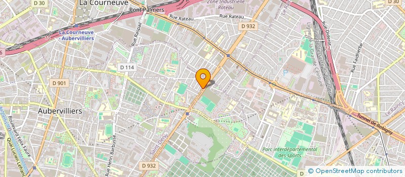 localisation de l'entreprise SDI à AUBERVILLIERS