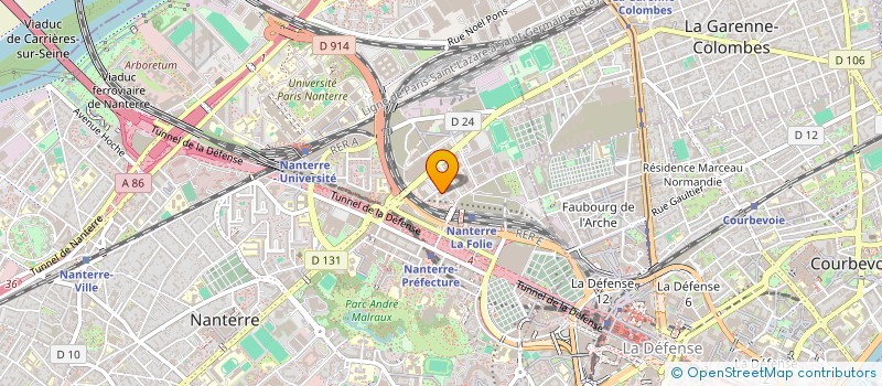 localisation de l'entreprise SDI  NANTERRE