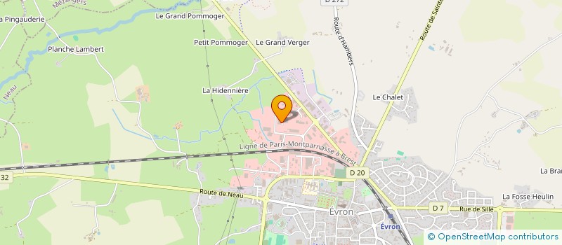 localisation de l'entreprise SDI MAINTENANCE  EVRON