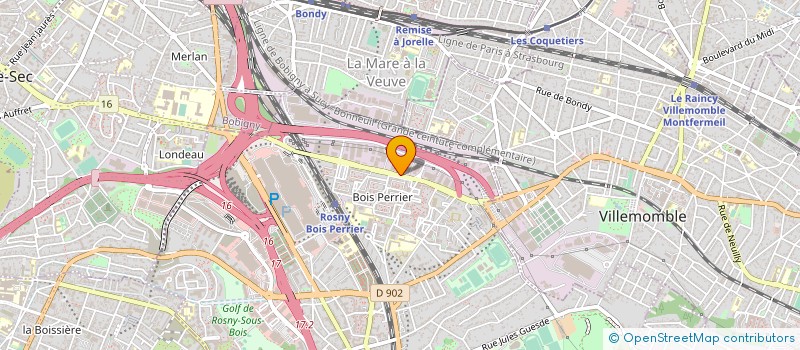 localisation de l'entreprise SDI MHOUDINE à ROSNY-SOUS-BOIS