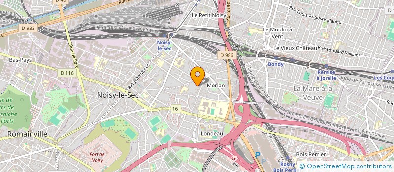 localisation de l'entreprise SDI SERVICES à NOISY-LE-SEC