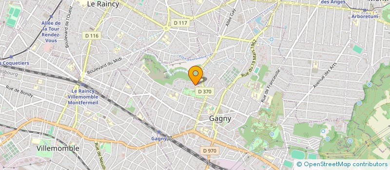 localisation de l'entreprise SDI SERVICES à GAGNY