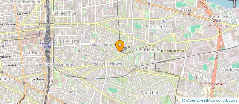 localisation de l'entreprise SDIRI TRANSPORT ET SERVICES  VILLEURBANNE