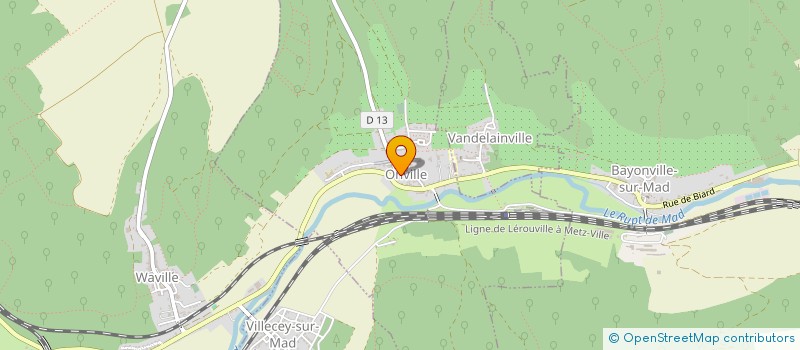 localisation de l'entreprise SDJ  ONVILLE