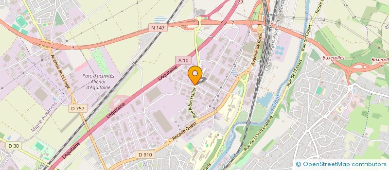 localisation de l'entreprise SDJ  POITIERS