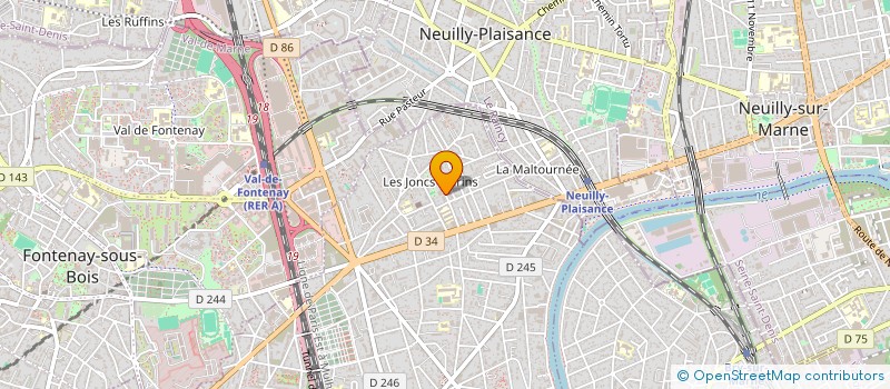 localisation de l'entreprise SDJ  LE PERREUX-SUR-MARNE