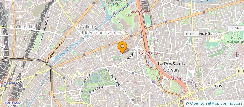 localisation de l'entreprise SDJ AVENIR à PARIS