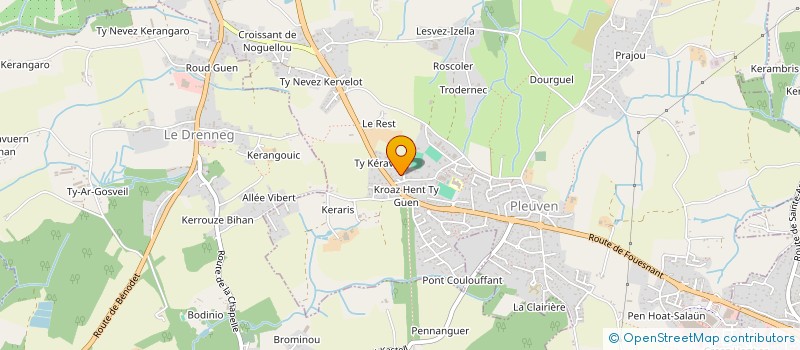 localisation de l'entreprise SDJ-BE  PLEUVEN