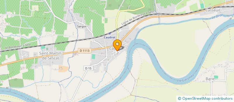 localisation de l'entreprise SDJB  CAUDROT