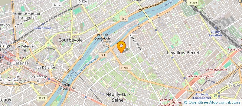 localisation de l'entreprise SDJD à NEUILLY-SUR-SEINE
