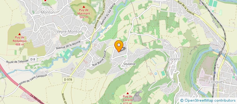 localisation de l'entreprise SDJM INVESTISSEMENT  VEYRE-MONTON