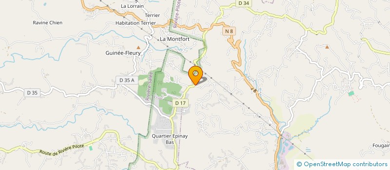 localisation de l'entreprise SDJS  RIVIERE PILOTE