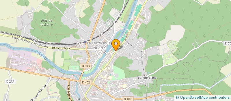 localisation de l'entreprise SDK à LA FERTE-SOUS-JOUARRE
