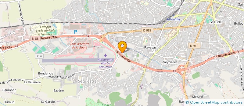 localisation de l'entreprise SDK  LE SEQUESTRE