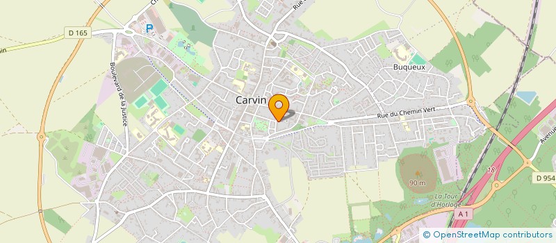 localisation de l'entreprise SDK ASSURANCES & FINANCES à CARVIN