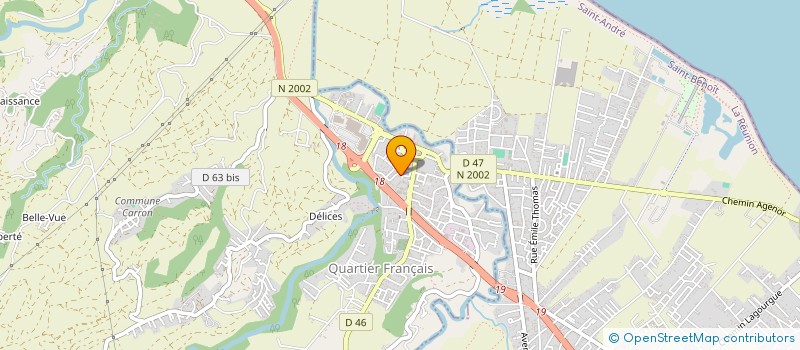 localisation de l'entreprise SDK CONSULTING  SAINTE-SUZANNE