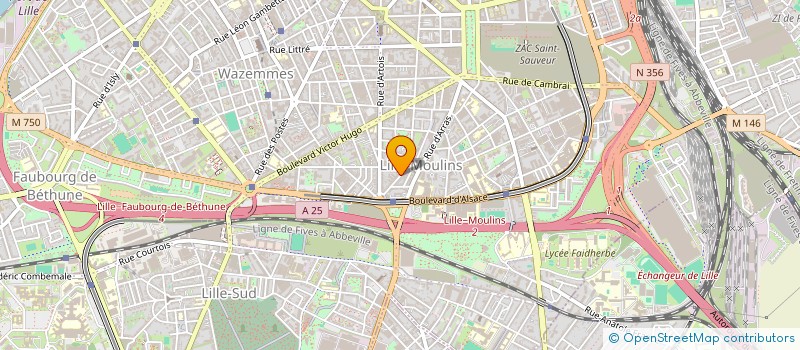 localisation de l'entreprise SDK HOLDING à LILLE