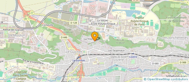 localisation de l'entreprise SDK PROJECTS HOLDING à PALAISEAU