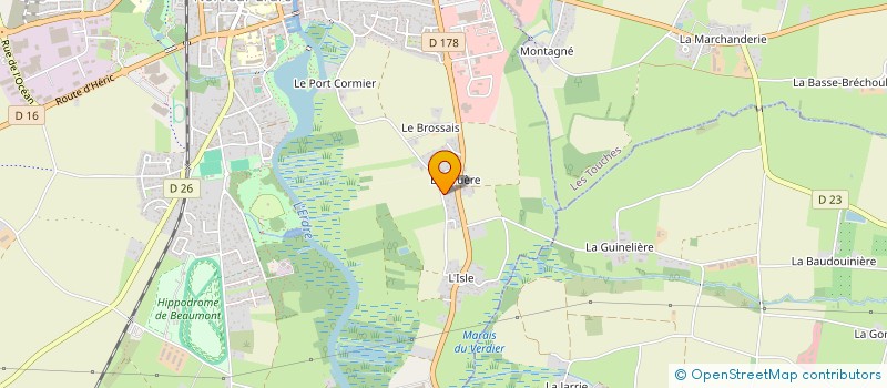 localisation de l'entreprise SDK WEB  NORT-SUR-ERDRE