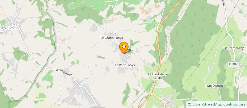 localisation de l'entreprise SDKM  FOUGEROLLES-SAINT-VALBERT