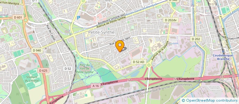 localisation de l'entreprise SDL à DUNKERQUE