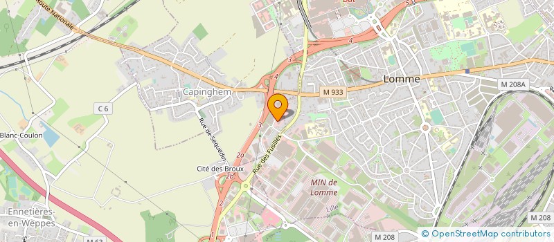localisation de l'entreprise SDL à LILLE