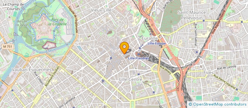 localisation de l'entreprise SDL  LILLE