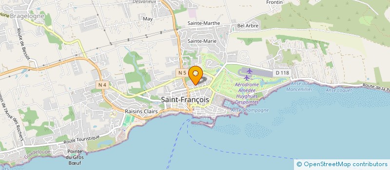 localisation de l'entreprise SDL  SAINT-FRANCOIS