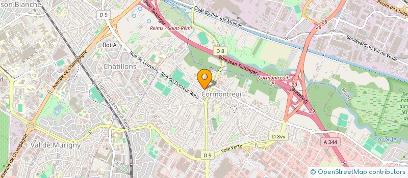 localisation de l'entreprise SDL  CORMONTREUIL