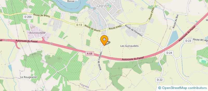 localisation de l'entreprise SDL IM'MO  LAGRAVE