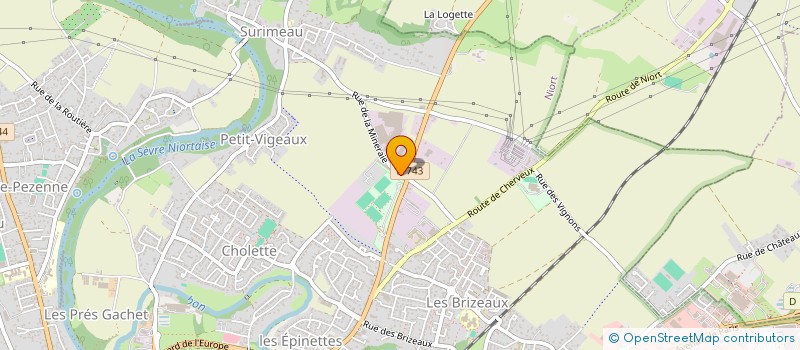 localisation de l'entreprise SDL INVEST à NIORT