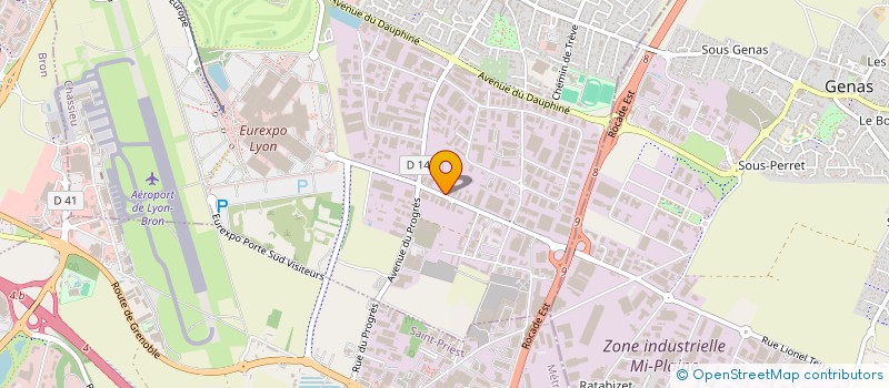 localisation de l'entreprise SDL RENOVATION FAP FRANCE  CHASSIEU