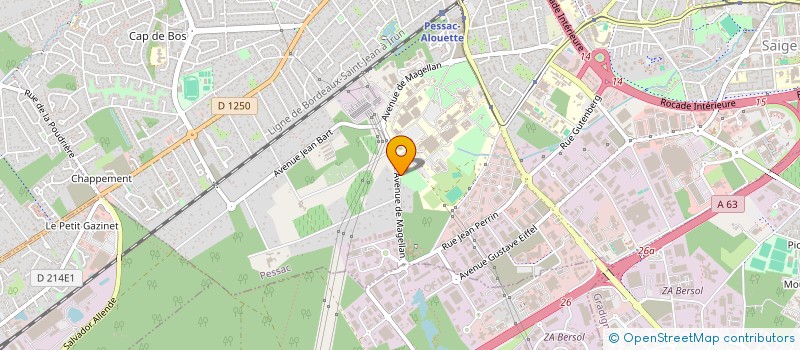 localisation de l'entreprise SDLA  PESSAC