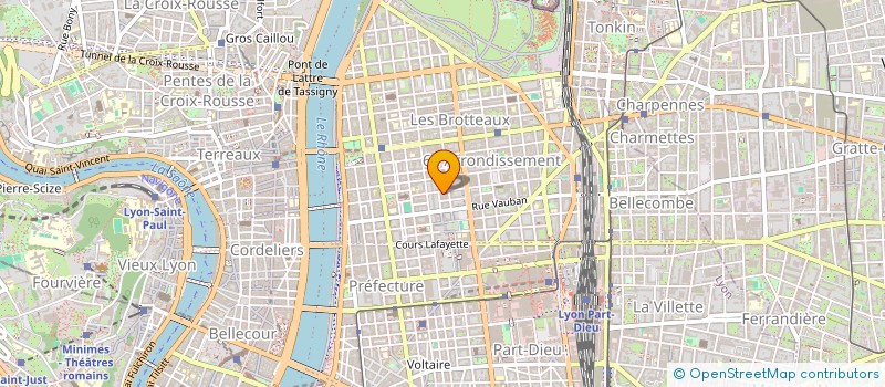 localisation de l'entreprise SDLG IMMO  LYON