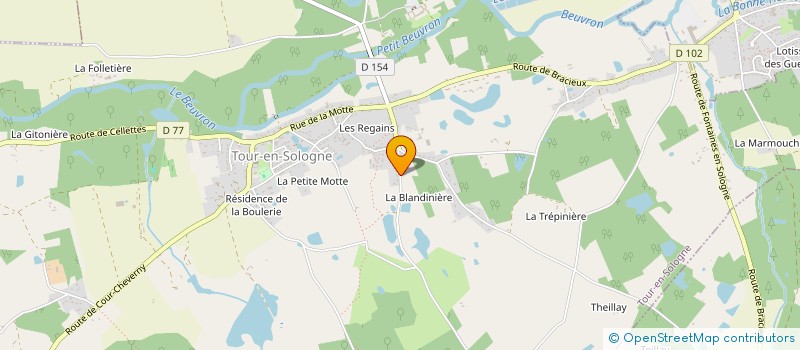 localisation de l'entreprise SDLH  TOUR EN SOLOGNE