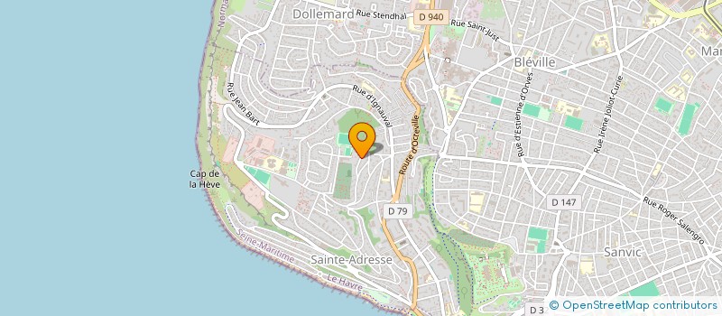 localisation de l'entreprise SDLLH DISTRIBUTION  SAINTE-ADRESSE