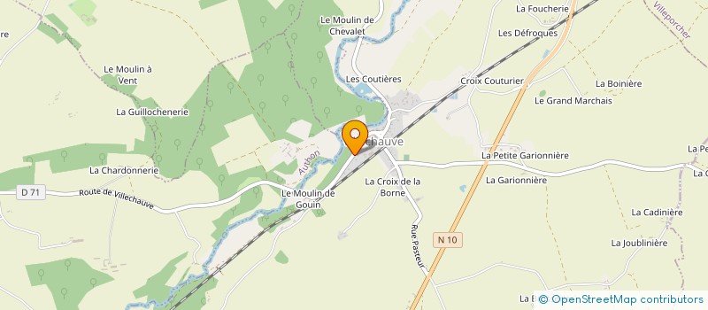 localisation de l'entreprise SDLM à VILLECHAUVE