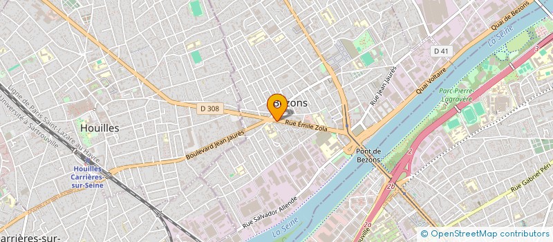 localisation de l'entreprise SDLN  BEZONS