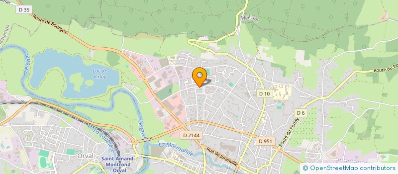 localisation de l'entreprise SDLT SARL  SAINT-AMAND-MONTROND