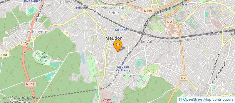 localisation de l'entreprise SDM à MEUDON