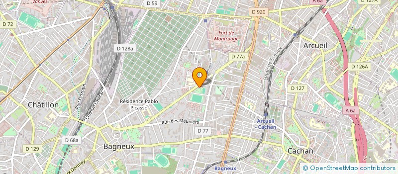 localisation de l'entreprise SDM à BAGNEUX